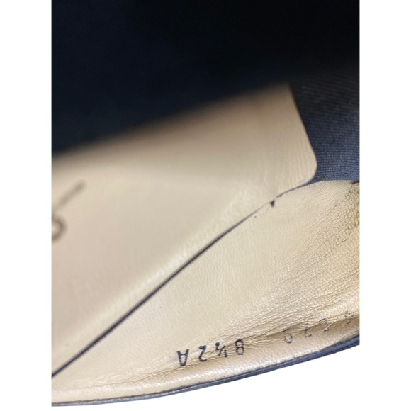 Salvatore Ferragamo Black Chunky Heels with Modern Squared Toe - Picture 6 of 7